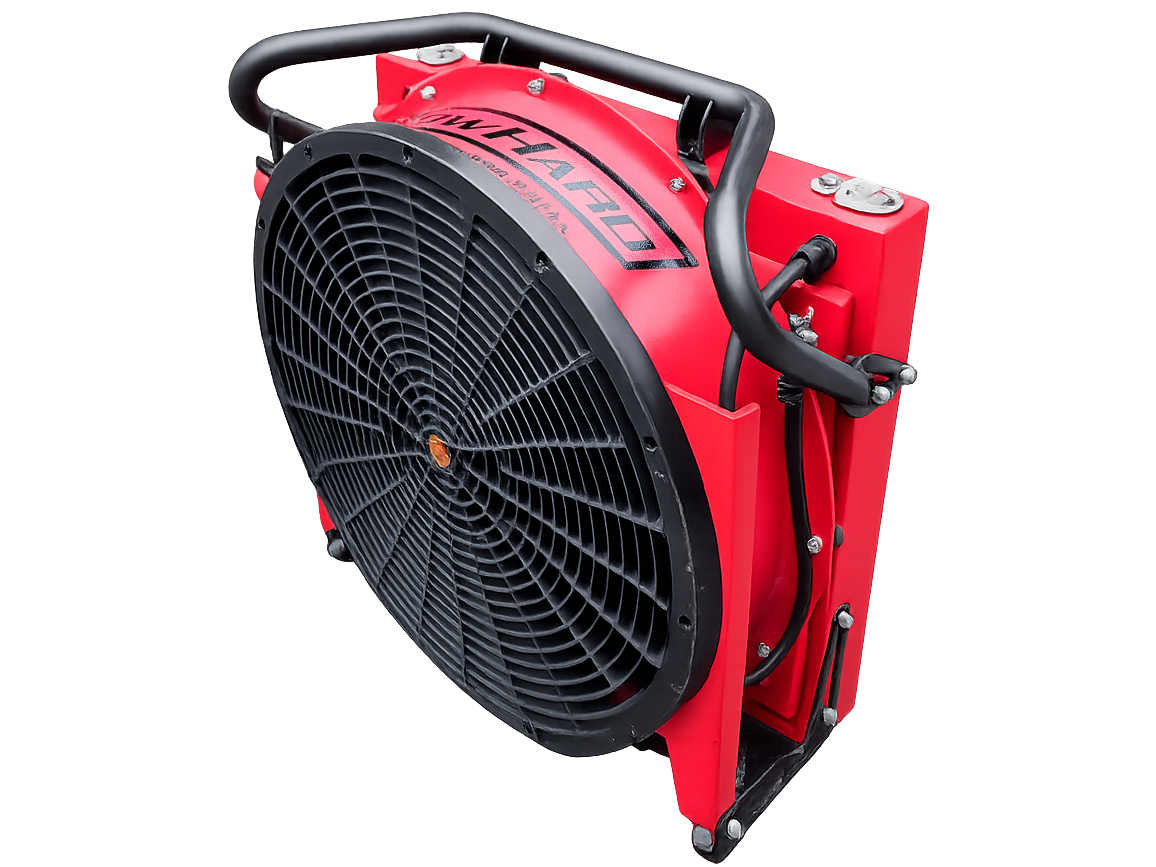 BlowHard BH-20 battery-powered ventilation fan