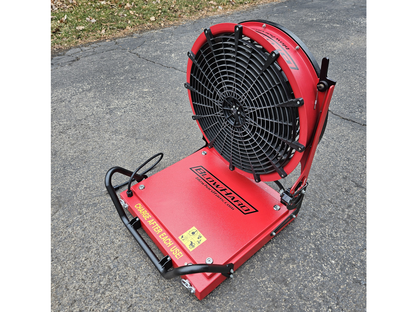 BlowHard BH-20 battery-powered ventilation fan